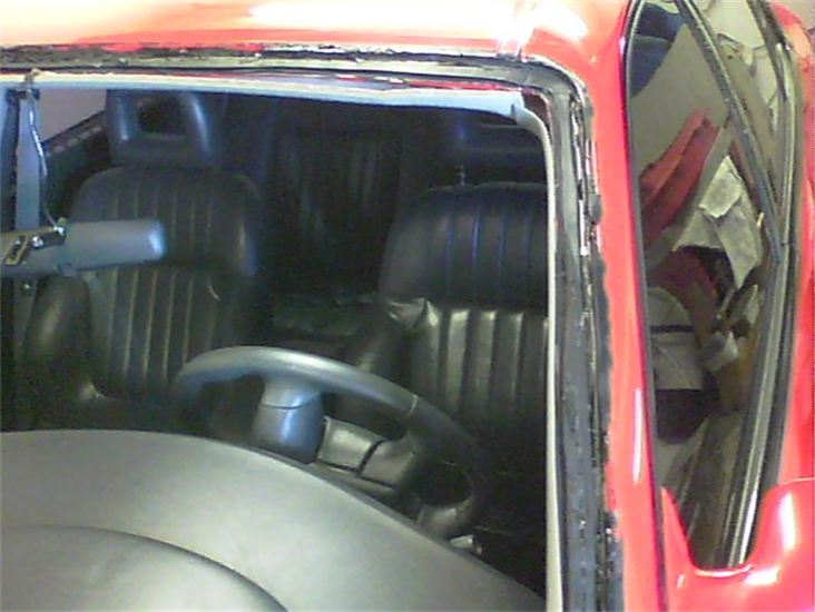 Windshield removed to fix leak properly